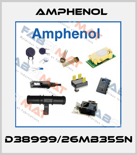 D38999/26MB35SN Amphenol