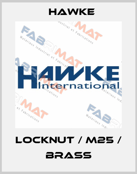LOCKNUT / M25 / BRASS Hawke