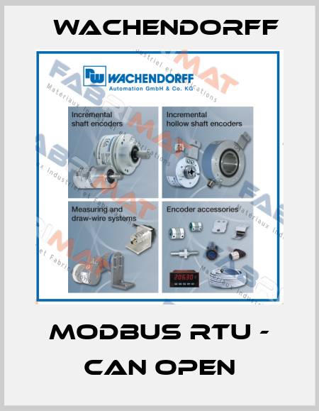 ModBus RTU - CAN Open Wachendorff