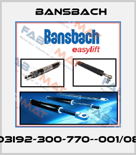 D3D3I92-300-770--001/080N Bansbach