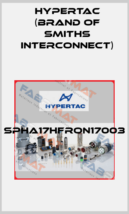 SPHA17HFRON17003  Hypertac (brand of Smiths Interconnect)
