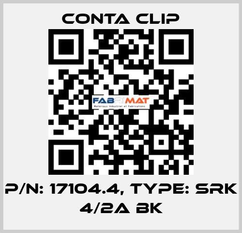 P/N: 17104.4, Type: SRK 4/2A BK Conta Clip