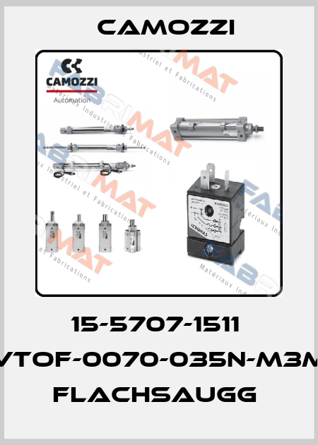 15-5707-1511  VTOF-0070-035N-M3M  FLACHSAUGG  Camozzi