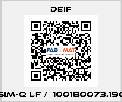 SIM-Q LF /  100180073.190 Deif