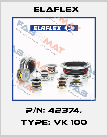 P/N: 42374, Type: VK 100 Elaflex