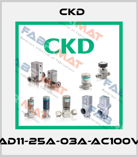 AD11-25A-03A-AC100V Ckd
