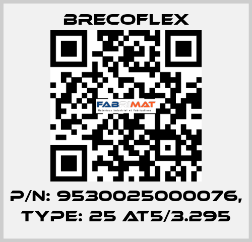 P/N: 9530025000076, Type: 25 AT5/3.295 Brecoflex