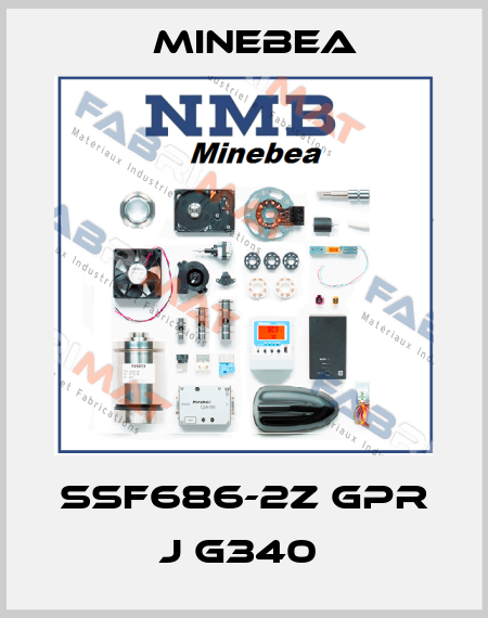 SSF686-2Z GPR J G340  Minebea