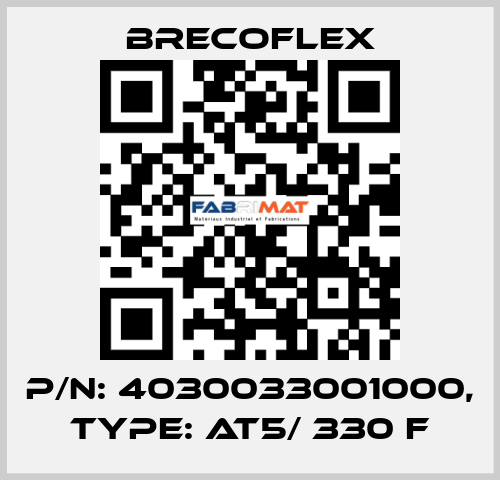 P/N: 4030033001000, Type: AT5/ 330 F Brecoflex