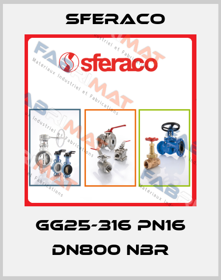  GG25-316 PN16 DN800 NBR Sferaco