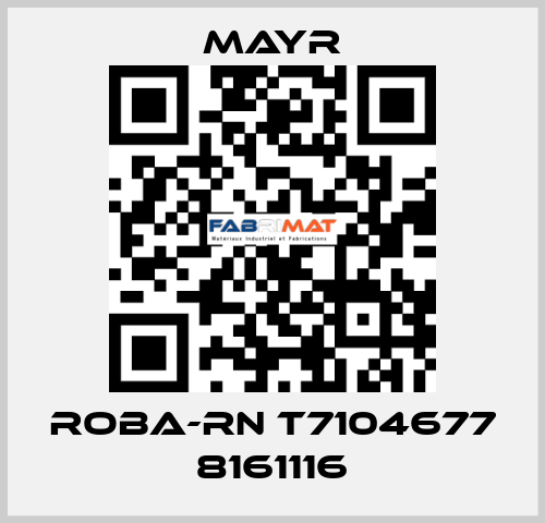 ROBA-RN T7104677 8161116 Mayr