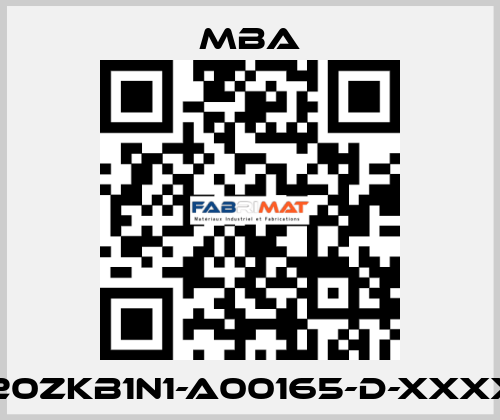 MBA220ZKB1N1-A00165-D-XXXXXXXX MBA