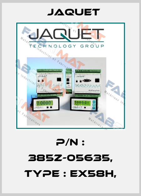 P/N : 385z-05635, Type : EX58H, Jaquet