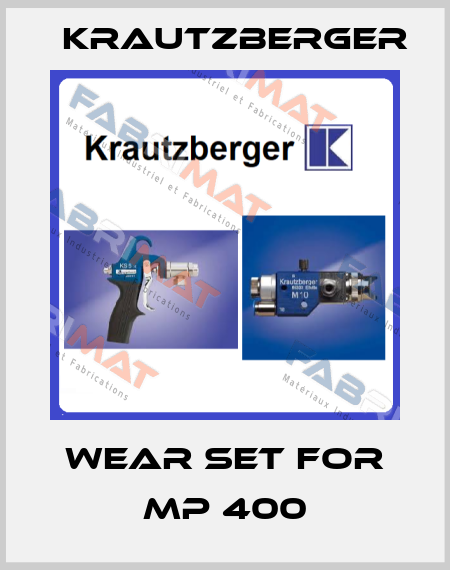 Wear set for MP 400 Krautzberger