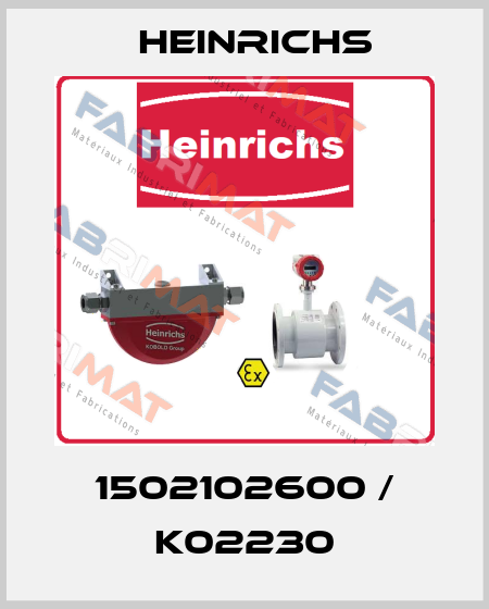 1502102600 / K02230 Heinrichs
