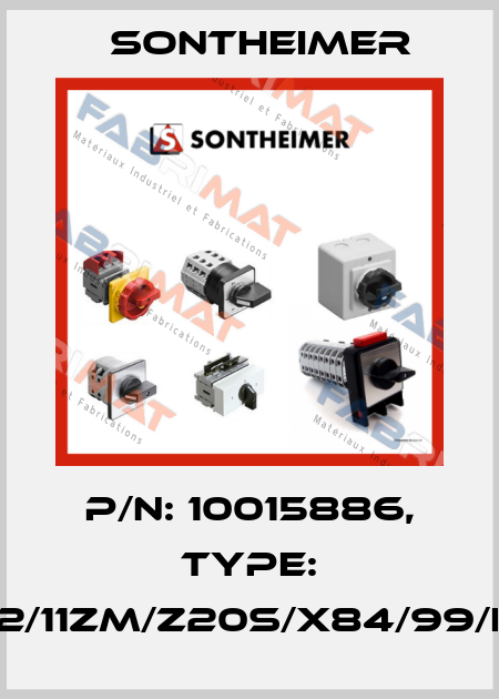 P/N: 10015886, Type: ST32/11ZM/Z20S/X84/99/F641 Sontheimer