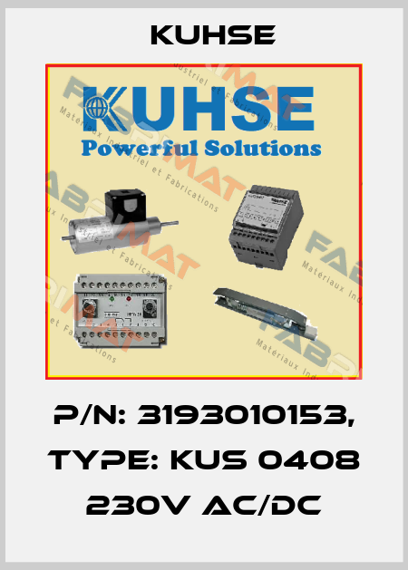 P/N: 3193010153, Type: KUS 0408 230V AC/DC Kuhse