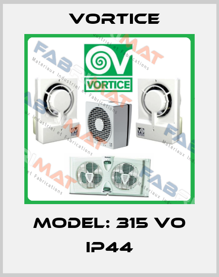 model: 315 VO IP44 Vortice