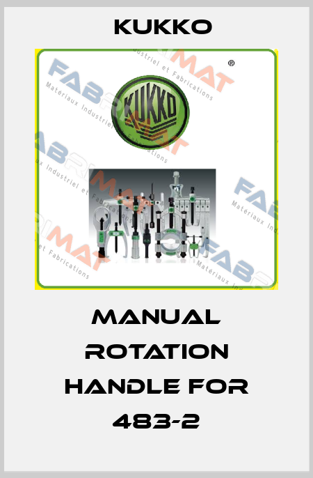manual rotation handle for 483-2 KUKKO