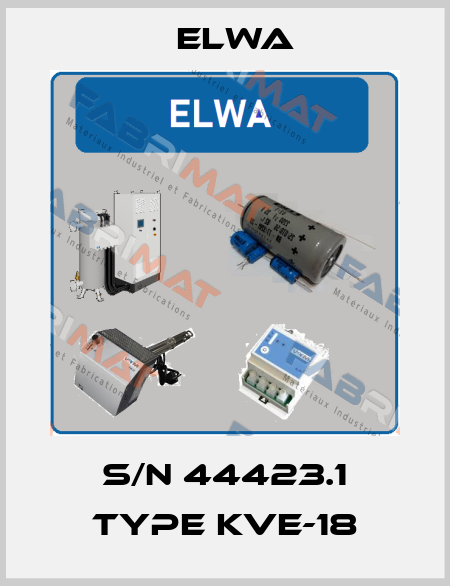 S/N 44423.1 TYPE KVE-18 Elwa