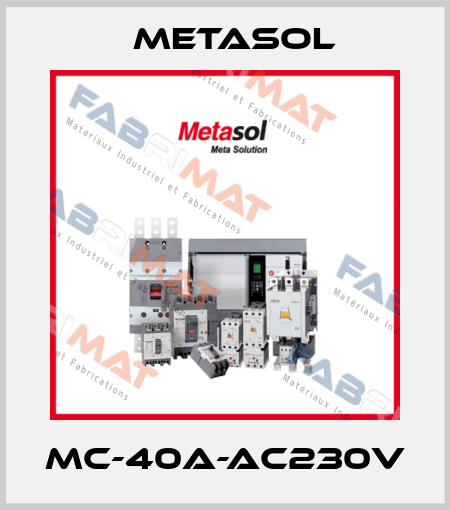 MC-40A-AC230V Metasol