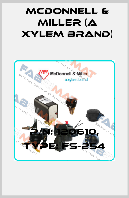 P/N: 120610, Type: FS-254 McDonnell & Miller (a xylem brand)
