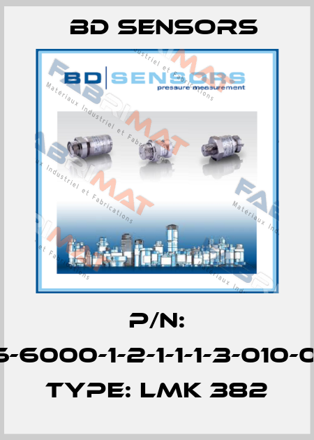 P/N: 566-6000-1-2-1-1-1-3-010-000, Type: LMK 382 Bd Sensors