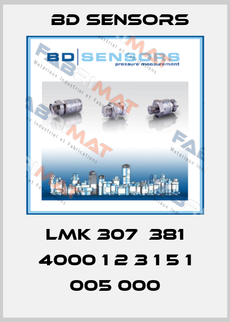 LMK 307  381 4000 1 2 3 1 5 1 005 000 Bd Sensors