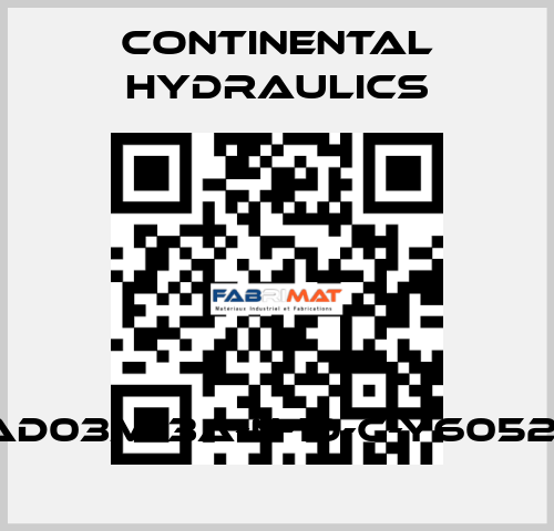 VAD03M-3A-N-10-C-Y6052-3 Continental Hydraulics