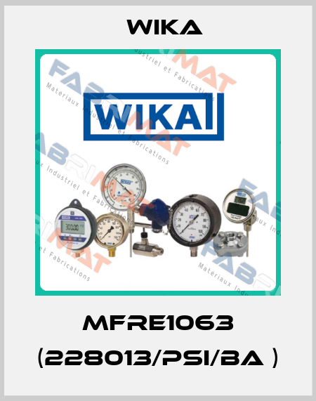 MFRE1063 (228013/PSI/BA ) Wika