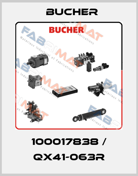 100017838 / QX41-063R Bucher