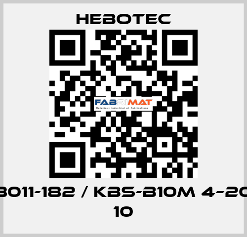 3011-182 / KBS-B10M 4–20 10 HEBOTEC