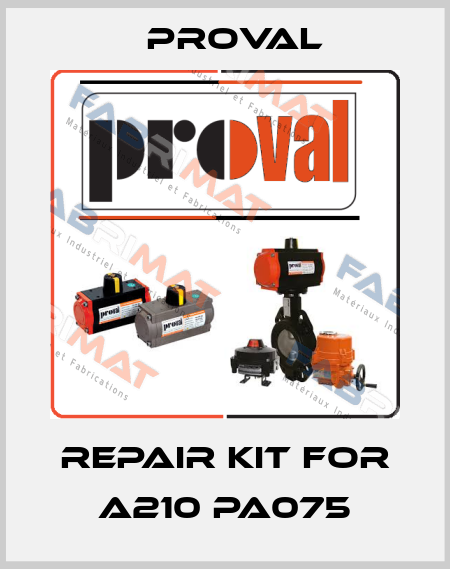 Repair kit for A210 PA075 Proval