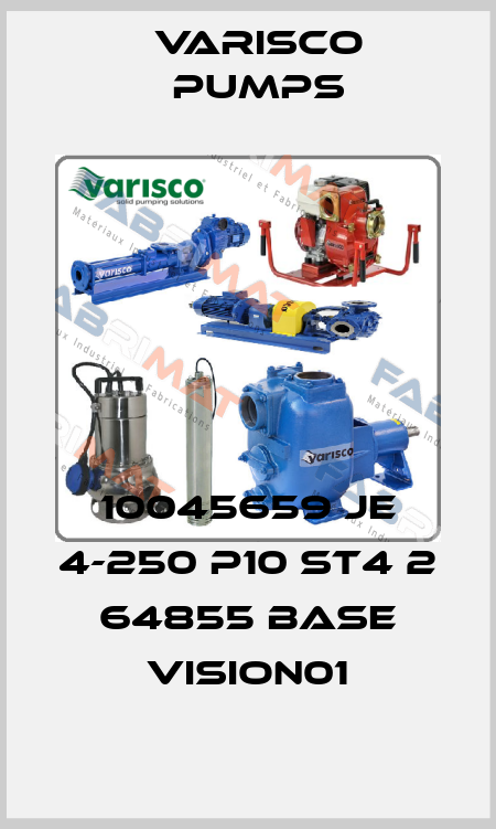 10045659 JE 4-250 P10 ST4 2 64855 BASE VISION01 Varisco pumps