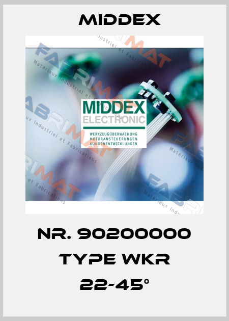 Nr. 90200000 Type WKR 22-45° Middex