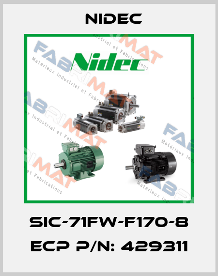 SIC-71FW-F170-8 ECP P/N: 429311 Nidec