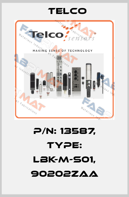 p/n: 13587, Type: LBK-M-S01, 90202ZAA Telco