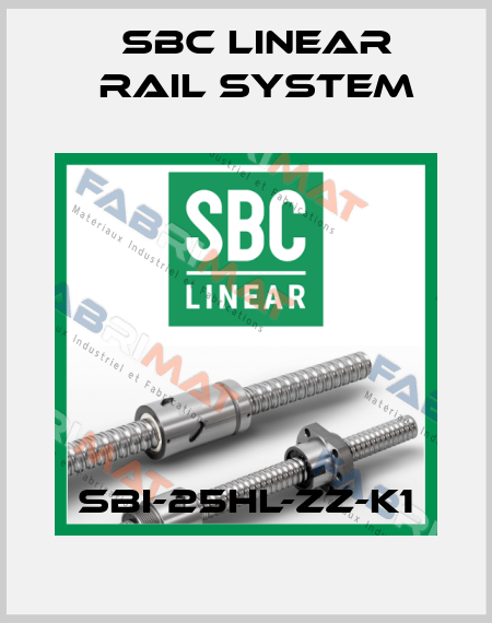 SBI-25HL-ZZ-K1 SBC Linear Rail System