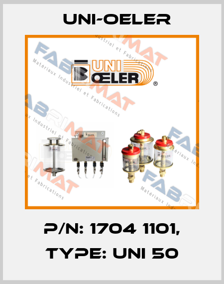 P/N: 1704 1101, Type: UNI 50 Uni-Oeler