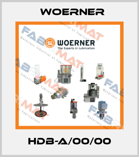 HDB-A/00/00 Woerner
