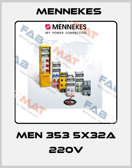 MEN 353 5X32A 220V Mennekes