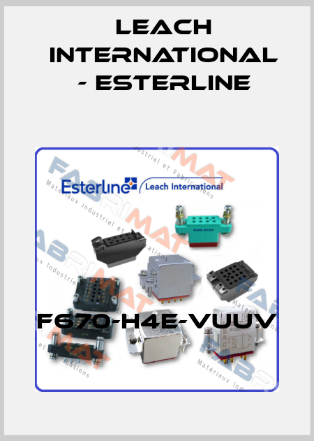 F670-H4E-VUUV Leach International - Esterline