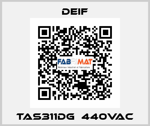 TAS311DG  440VAC Deif