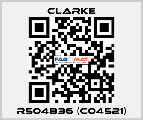  R504836 (C04521) Clarke