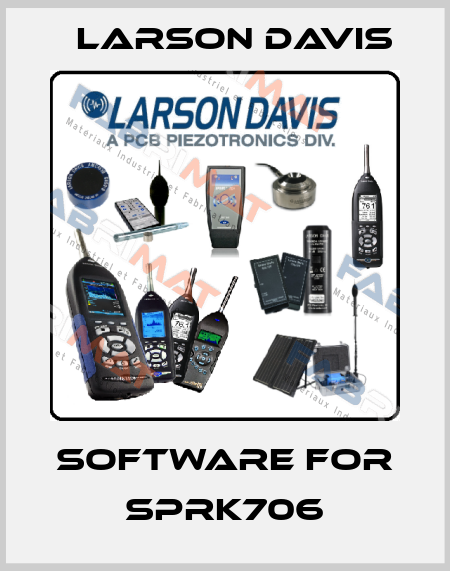 Software for Sprk706 Larson Davis