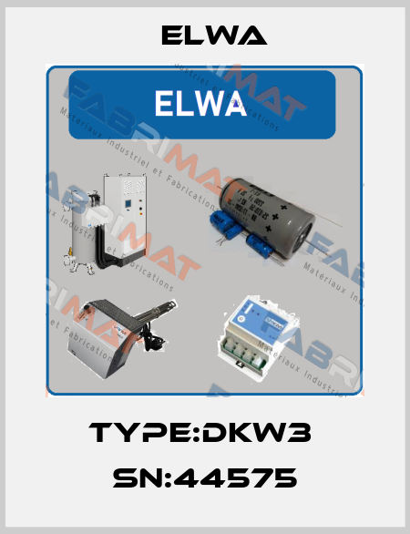Type:DKW3  SN:44575 Elwa