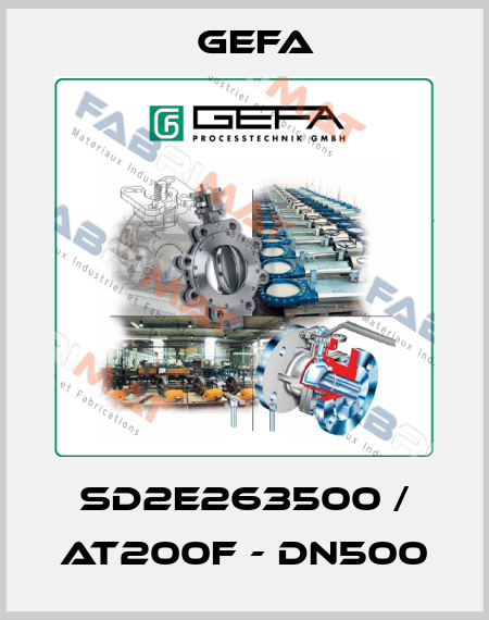 SD2E263500 / AT200F - DN500 Gefa