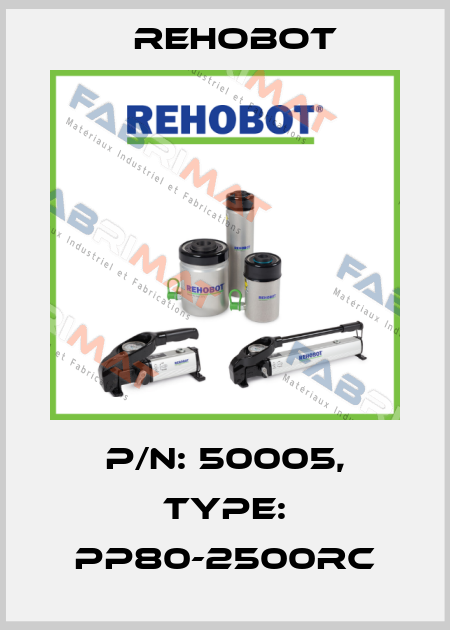 p/n: 50005, Type: PP80-2500RC Rehobot
