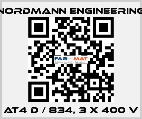 AT4 D / 834, 3 x 400 V NORDMANN ENGINEERING