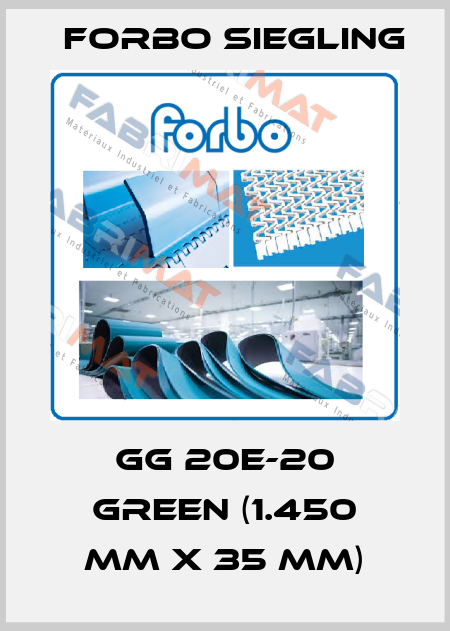 GG 20E-20 green (1.450 mm x 35 mm) Forbo Siegling